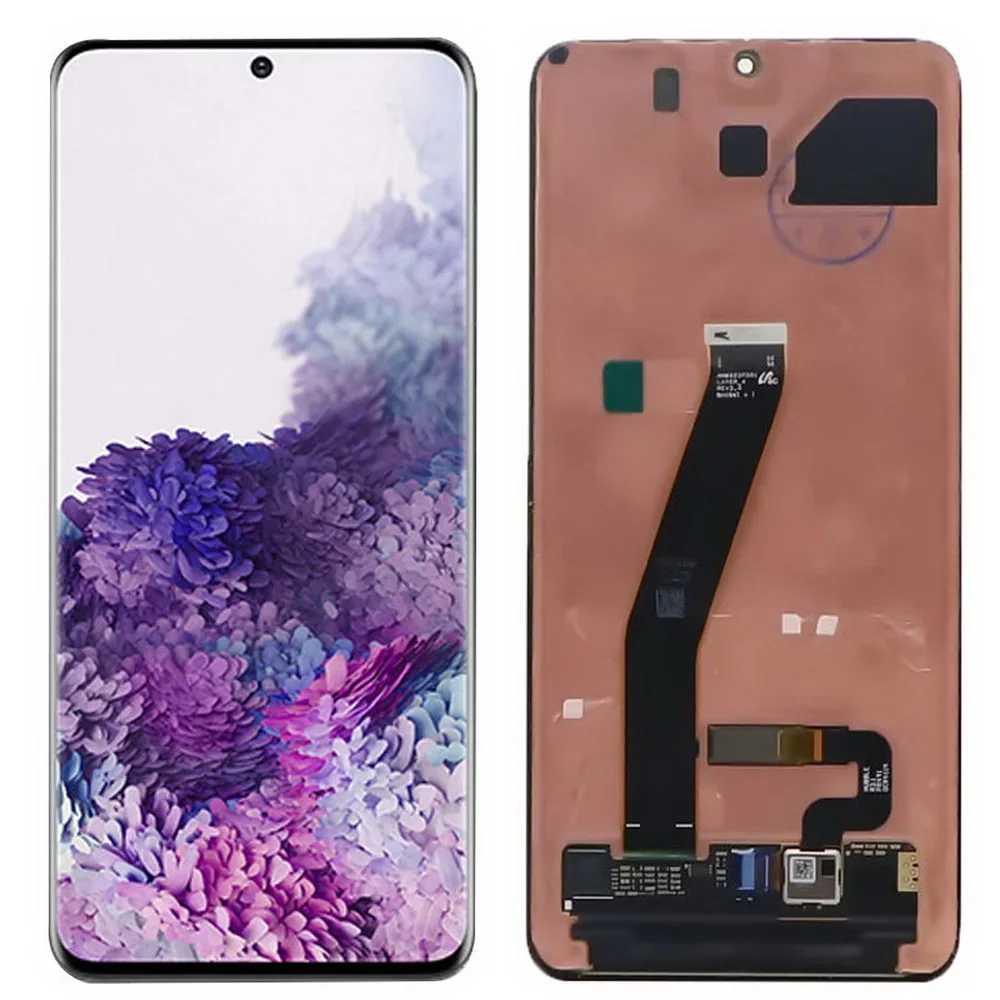 Pantalla Lcd para Samsung Galaxy S20, G980, G980F, digitalizador de pantalla t&aacute;ctil para s20 plus, G985, G985F, S20 +, con montaje de Marco-5