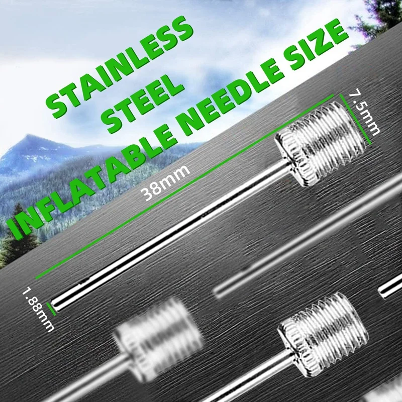 

10Pcs Stainless Steel Ball Needles with Side Holes Suitable for Various Ball Pump Needles (Silver)
