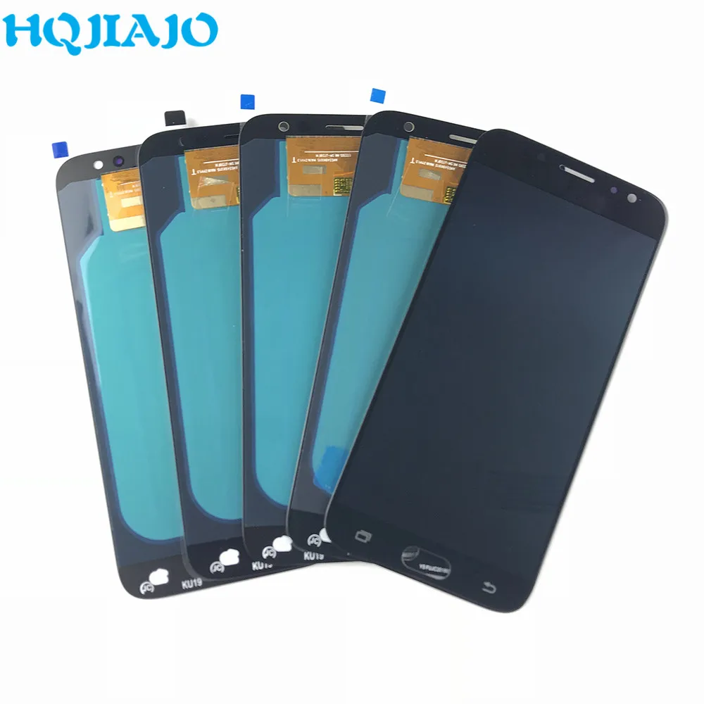 5 шт./лот OLED ЖК экран для Samsung Galaxy J7 Pro 2017 J730 J730F J730FM дисплей дигитайзер сенсорного
