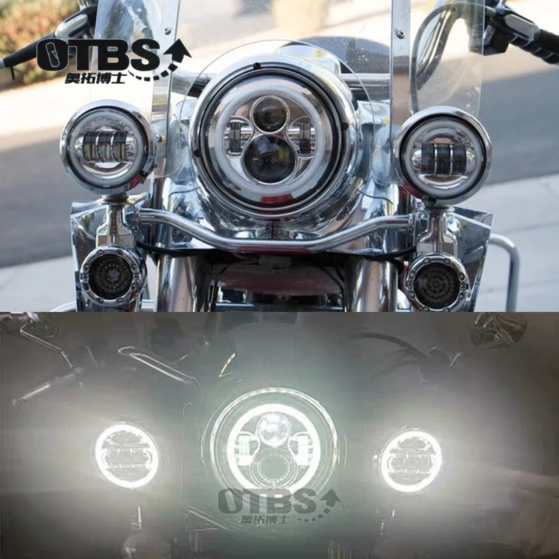 

7 Inch Led Headlight 4.5 Inches Fog Lights For Harley Ultra Classic Electra Glide Ultra Street Glide