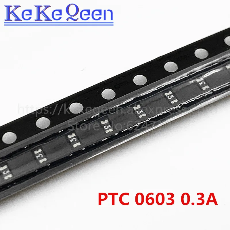 Предохранитель 100 шт./лот PTC 0603 а мА 16 В SMT SMD PPTC сбрасываемые предохранители SMD0603P030TF