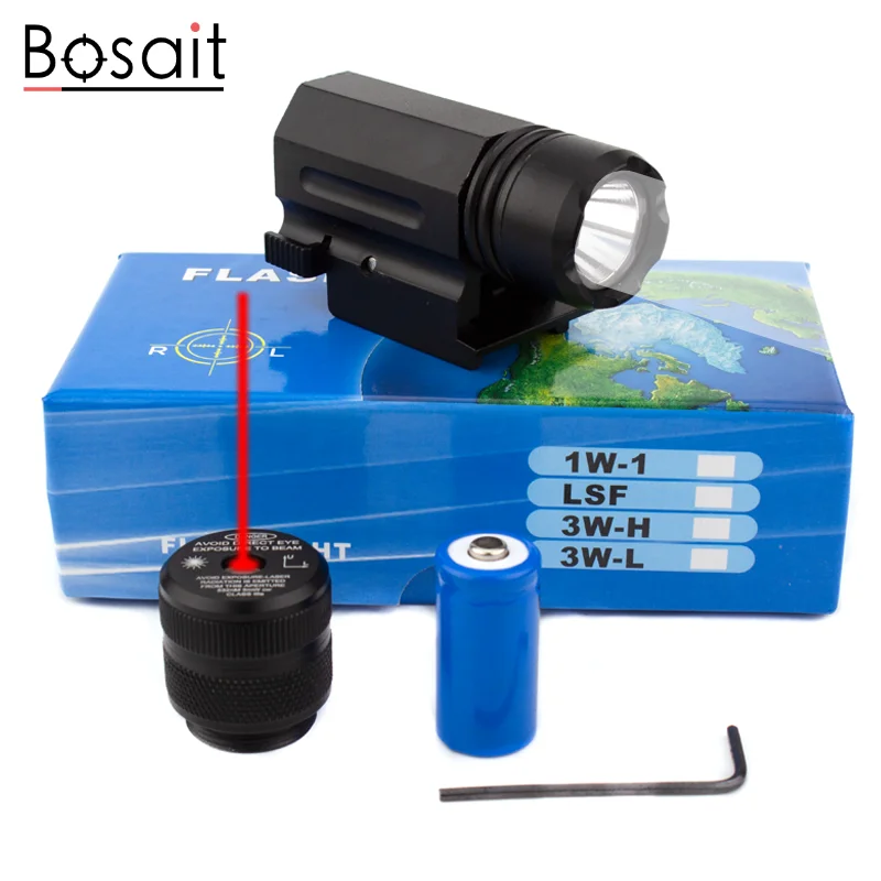 Glock зеленый красный лазерный прицел вспышка комбинированный сменный охотничий