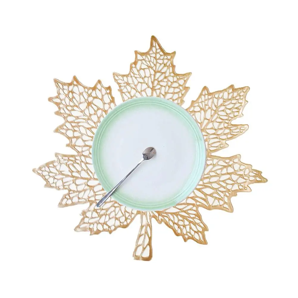 Настольный коврик с кленовыми листьями полые кухонные коврики