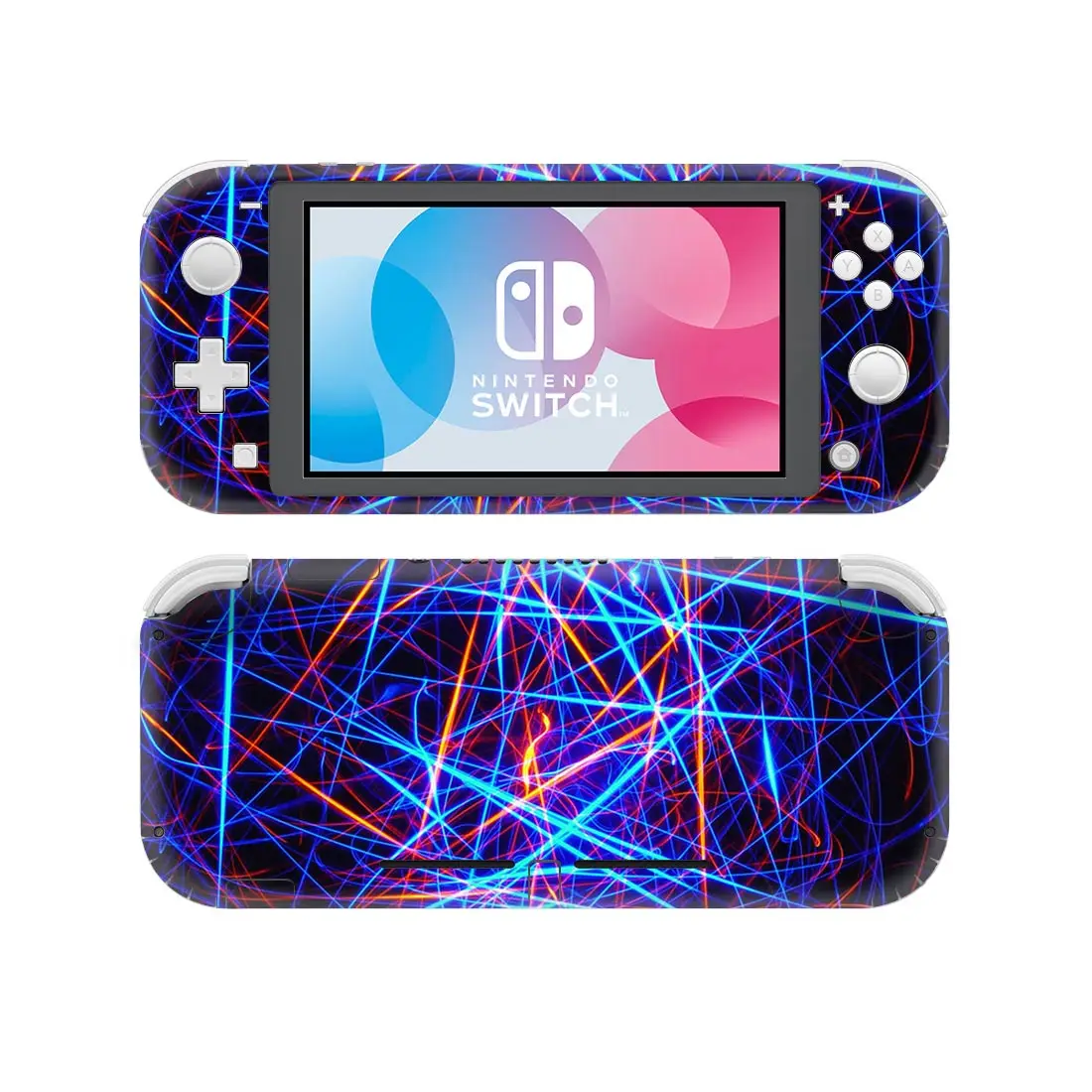 Colorful Strap Line Style Vinyl Skin Sticker for Nintendo Switch Lite NSL Protective Film Decal Cover Skins 7 Styles Available |