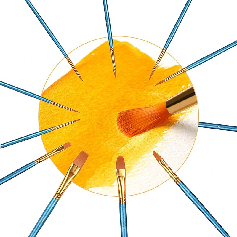 32 шт. наборы кистей для рисования масляная Акварельная картина с палитрой