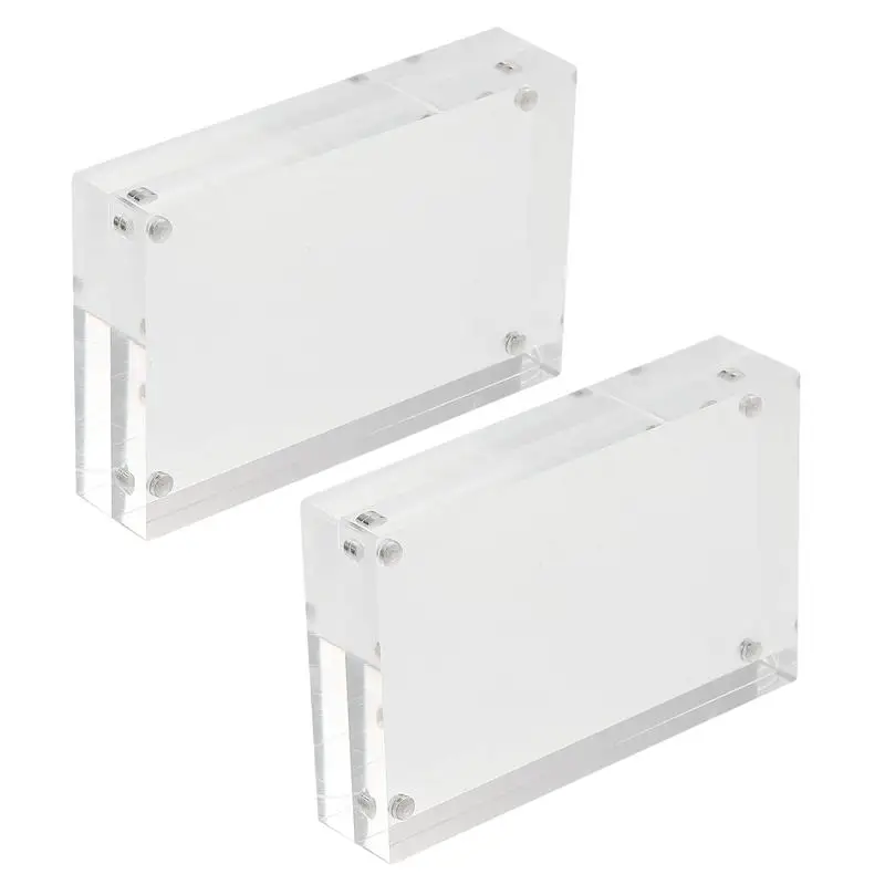 

2pcs Magnetic Photo Frame Household Picture Frame Practical Photo Holder