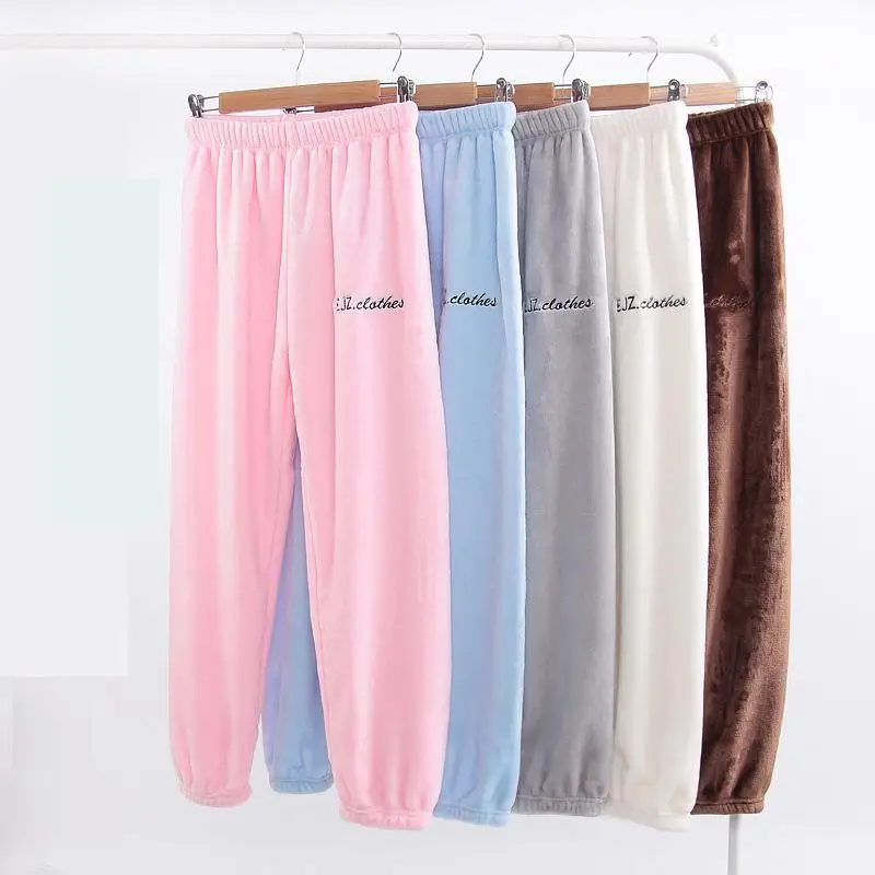 

Flannel Pajama Pants Sleepwear Pants For Winter For Home Wear 21-219