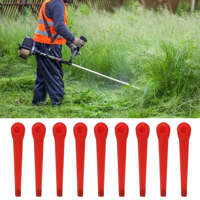 

100Pcs Plastic Grass Trimmer Blades Replacement Lawn Mower Blade For Grass Trimmer Garden Tool Accessories