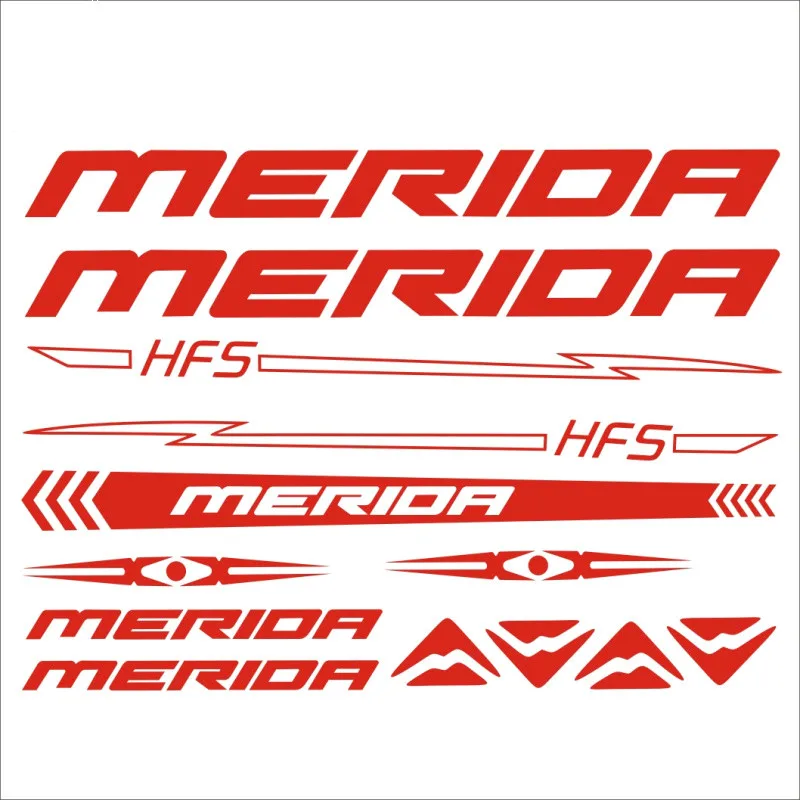 

32 cm x 22cm for Merida MTB Frame Road Bike Cycling Car Sticker BIKE MTB BDC BICICLETTA PRESPAZIATI Motorcycle Accessories