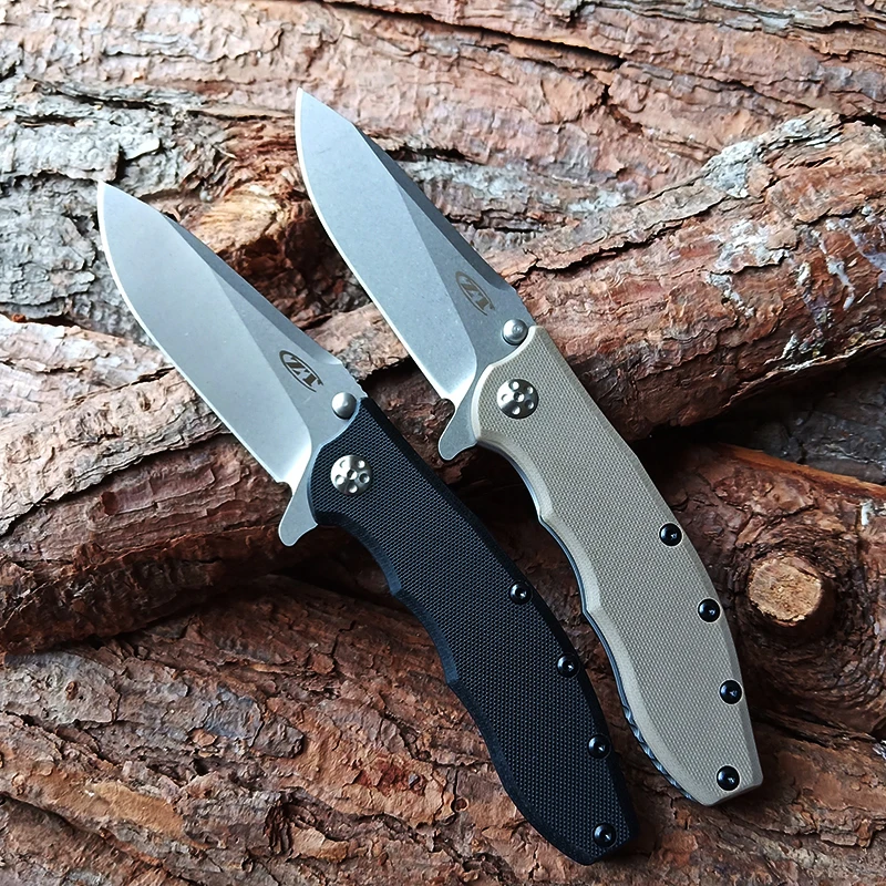 Тактический складной нож ZT0562 с нулевой погрешностью ручка G10Handle белым лезвием
