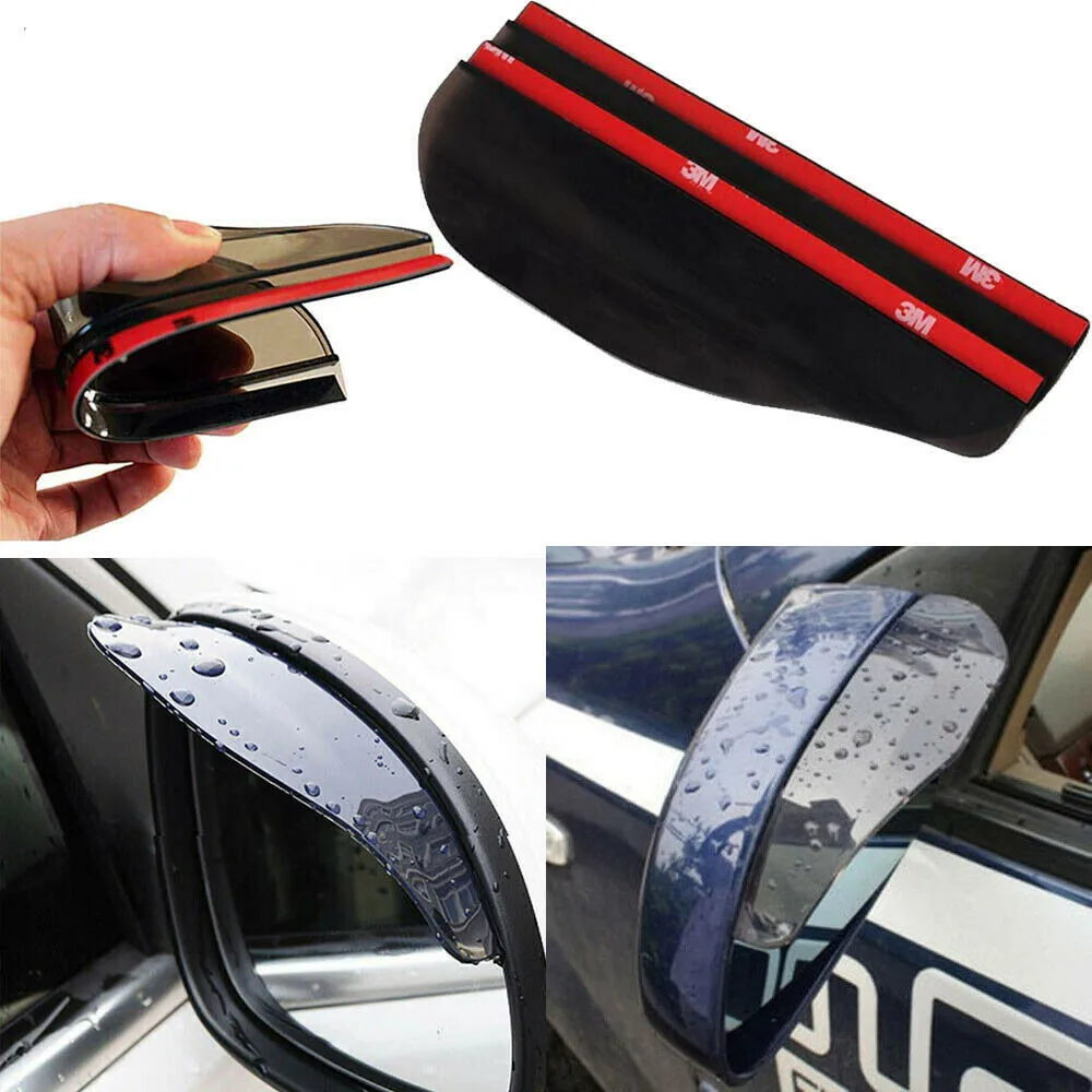 

Sun Shield Universal Rain View Accessories Visor Black Water Drop Rear Safety
