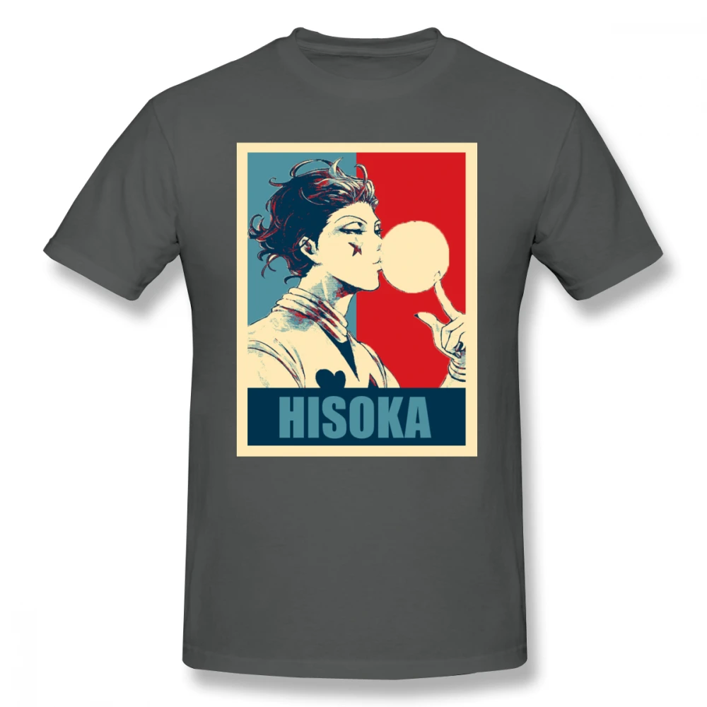 Hisoka футболка HxH забавная 100% хлопковая Большая мужская повседневная с коротким