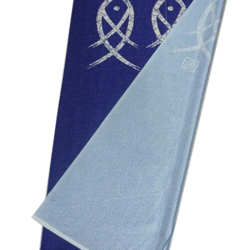 Японский Норен Дверной Занавес древний символ гобелен с изображением рыб для украшения дома синий 33X59Inch от AliExpress WW