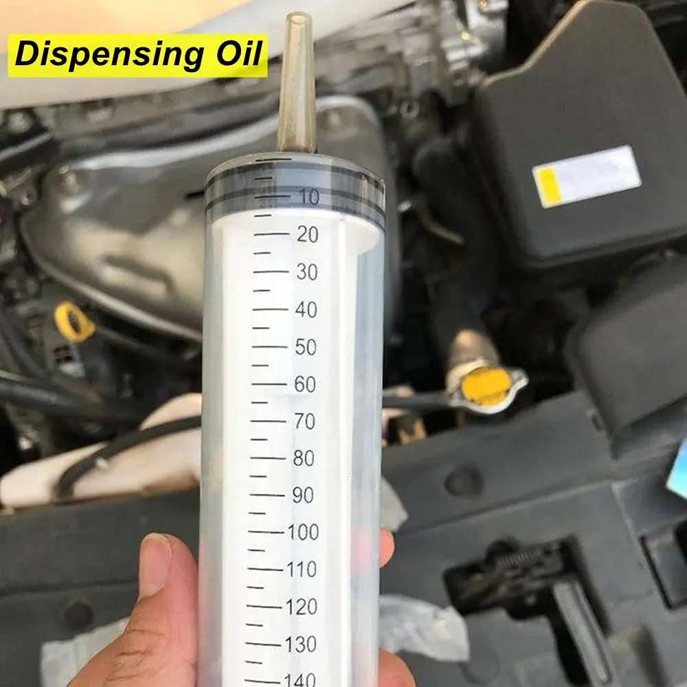 Большой Шприц 500 мл многоразовый жидкостной шприц с катетером 100 см для