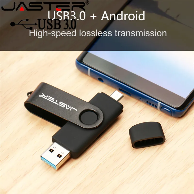 Флэш накопитель JASTER USB 3 0 OTG 64 Гб внешнее хранилище для смартфона 32 ГБ 16 флэш карта
