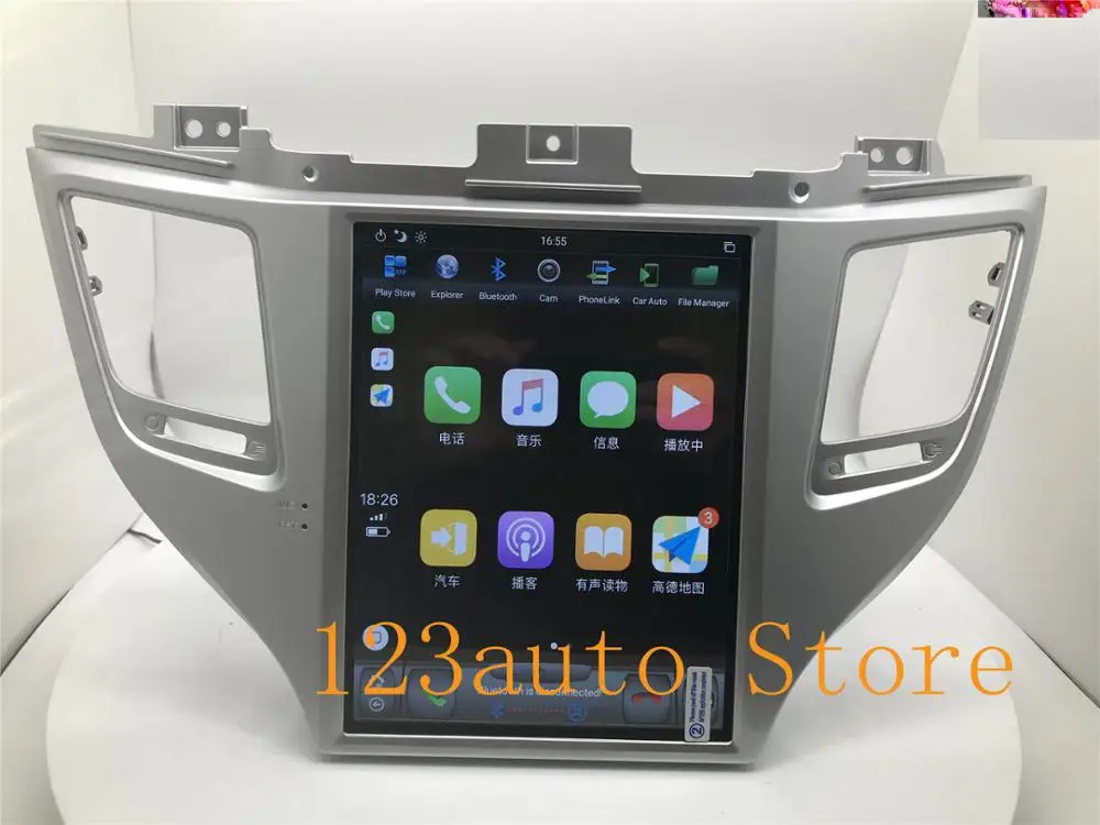 10 4 ''вертикальный экран Tesla Style Android 9 0 автомобильный DVD GPS плеер Радио
