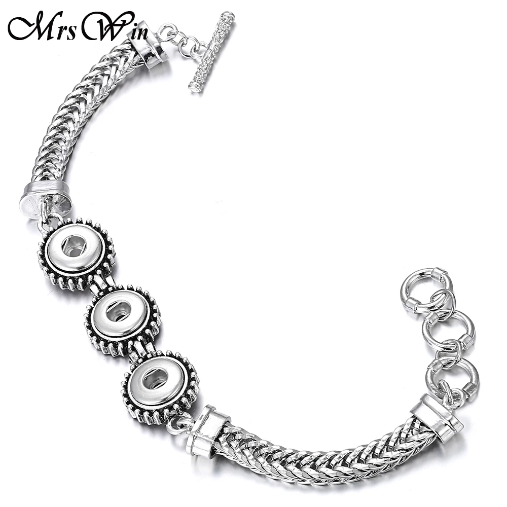 Высокое качество оснастки ювелирные изделия 12 мм Оснастки Кнопка браслет для