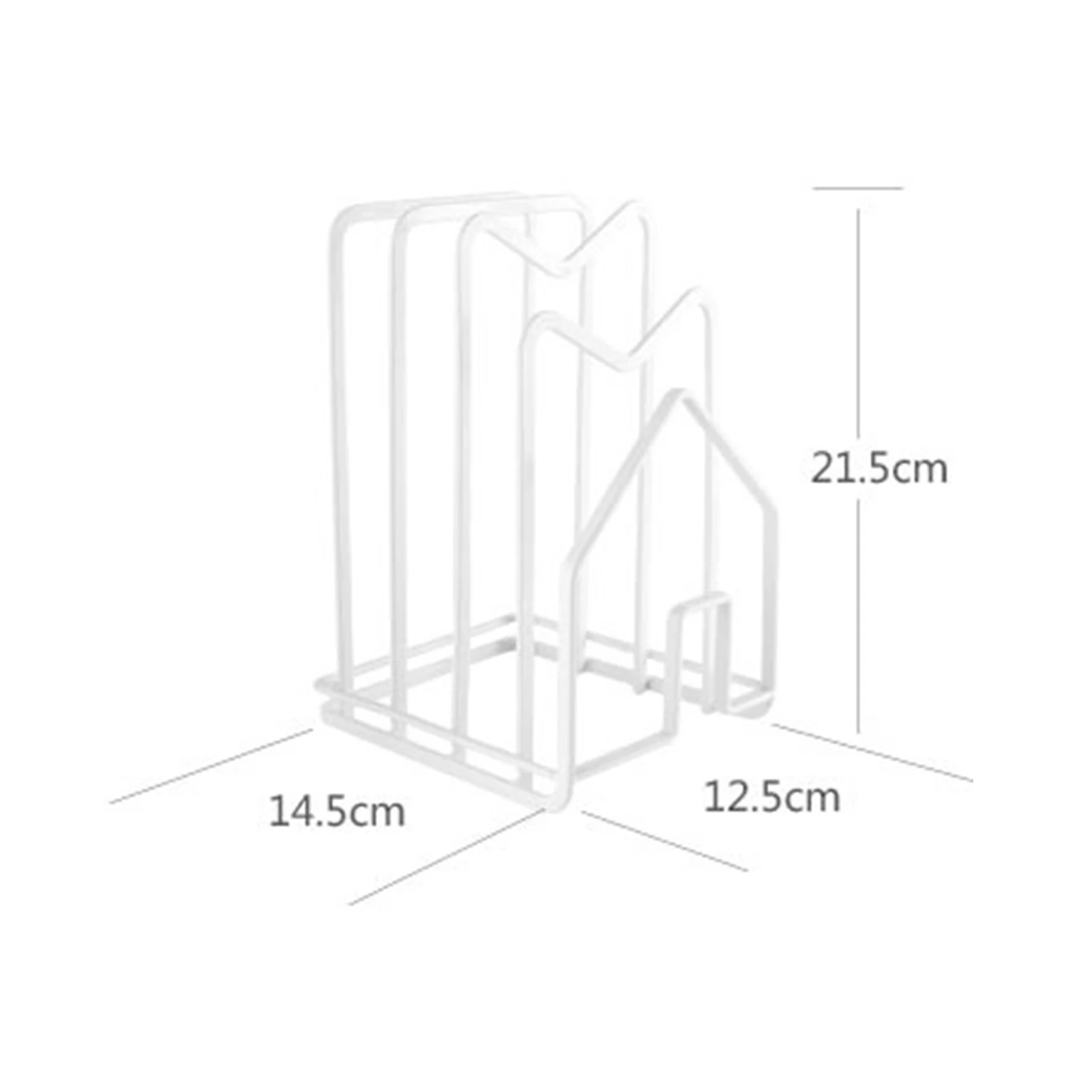 

Multifunctional Pot Lid Holder Lid Organizer Pot Lid Rack Storage Pan Lid Cover Cabinet Pantry Black Holder Rack Organizer