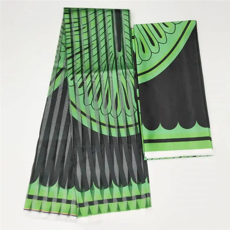 Купить Семейная атласная шелковая ткань в стиле Гана с Африканским воском из органзы, 3 + 3 ярда! L112286 Скидка Семейная атласная шелковая ткань в стиле Гана с Африканским воском из органзы, 3 + 3 ярда! L112286