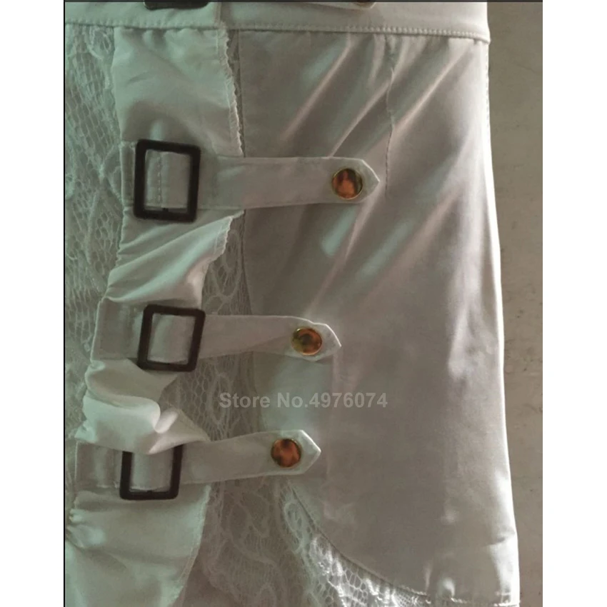 Женский Асимметричный костюм в стиле стимпанк готическая юбка с рюшами и