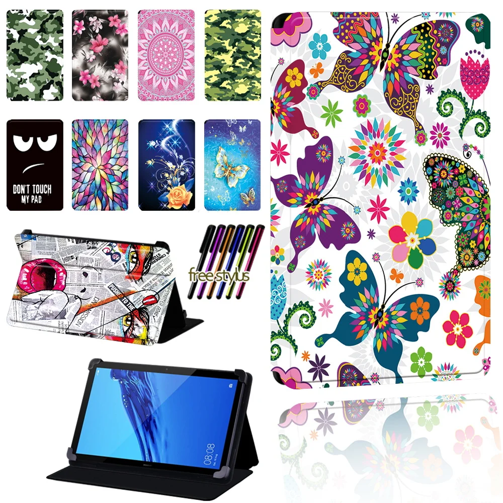 

Кожаный чехол для Huawei MediaPad T1 7,0 дюйма/T1 8,0 дюйма/T1 10/T2 10 PRO/T3 7,0/T3 8,0/T3 10 9,6 дюйма/T5 10, регулируемый чехол для планшета + ручка