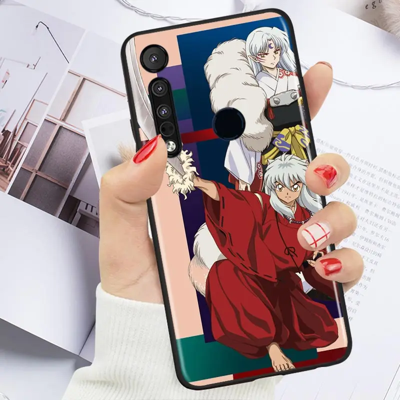 

Anime Lnuyasha For Motorola G9 G8 G Stylus Power One Fusion Hyper Edge E7 E6 5G Plus Play Lite Silicone Phone Case