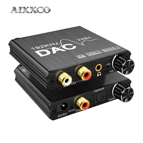 Цифро-аналоговый конвертер SPDIF  RCA 3,5 мм