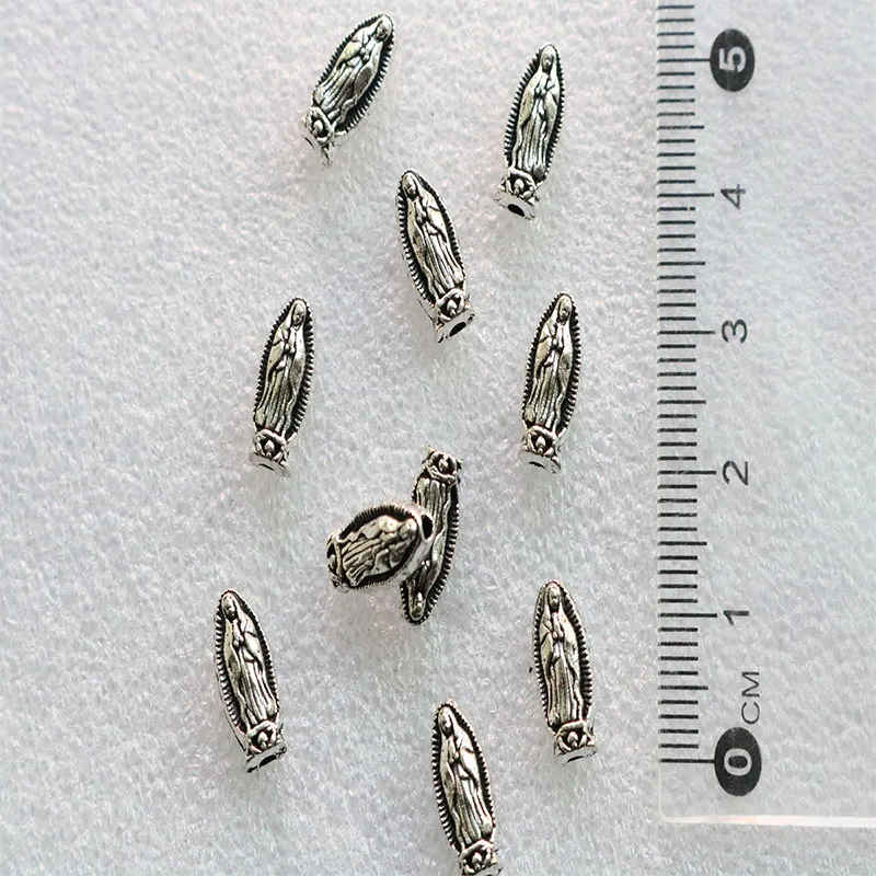 Святой с крыльями ангела отверстие бисера медаль святой Бенедикт шарик