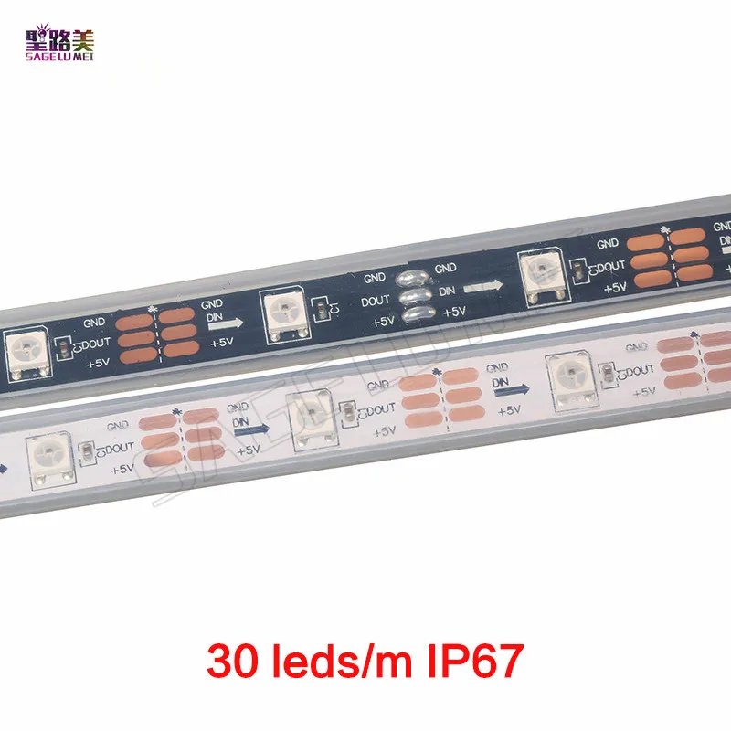 Умная светодиодная Пиксельная лента WS2811IC самостоятельно Адресуемая