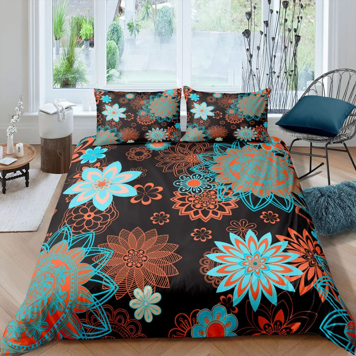 

3d Mandala Bedding Set Adults Home Textiles Luxury Bohemian Duvet Cover Twin Queen King Size Quilt Cover With Pillowcase