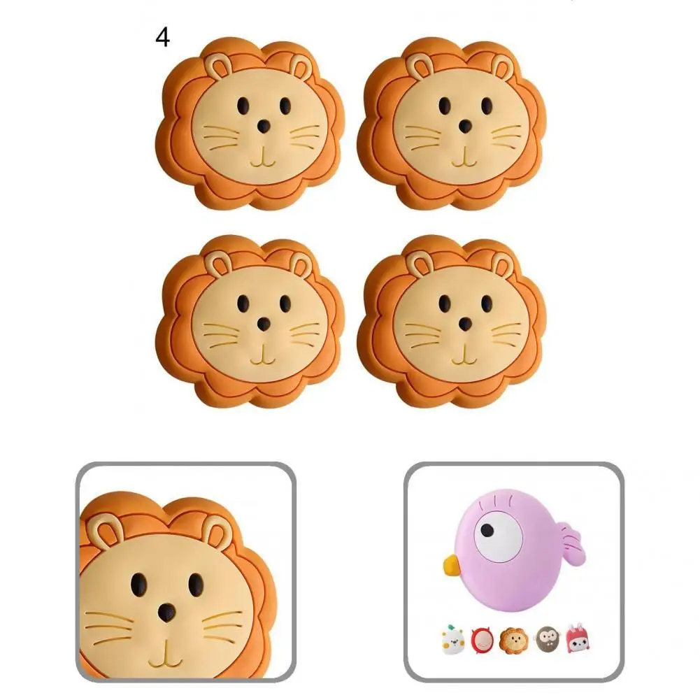 

4 шт., силиконовые наклейки на дверь, для кухни