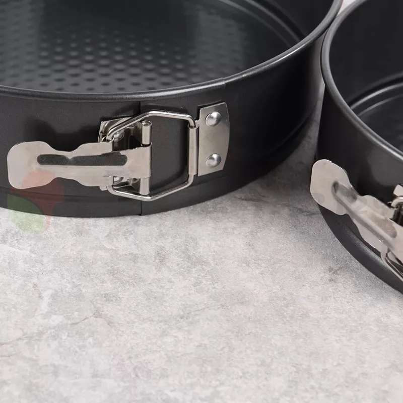 

3/6pcs Removable Bottom Non-Stick Metal Bake Mould Round Cake Pan Bakeware Carbon Steel Cakes Molds Kitchen Accessories