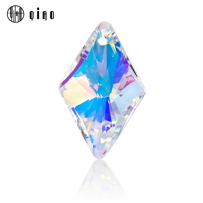Хрустальные подвески в форме ромба австрийские стеклянные бусины со стразами