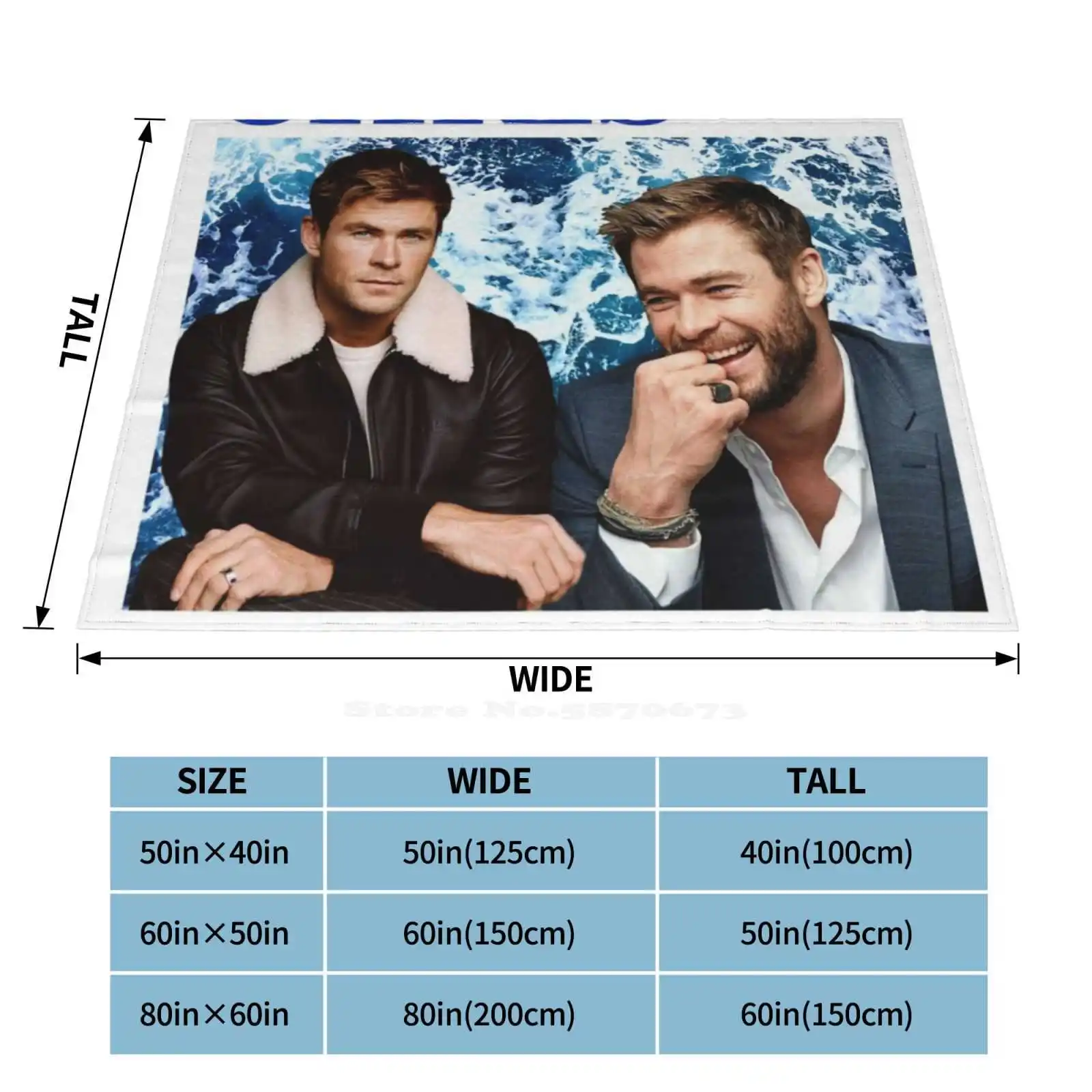 Крис Хемсворт по низкой цене новый принт новинка модное мягкое одеяло милое