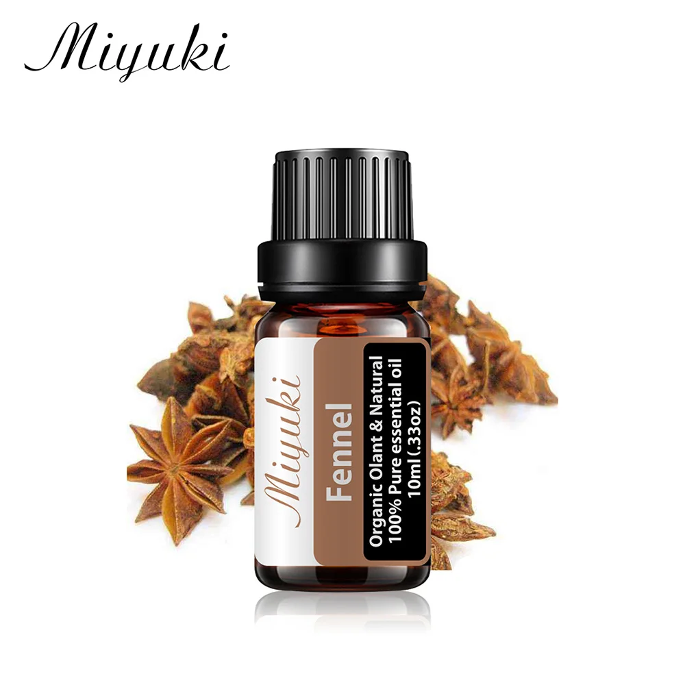

Fennel Pure Natural Essential Oil Aroma Candles Soap Scents Making DIY Odorant Raw Material Star Anise Oil Body Massage Oil