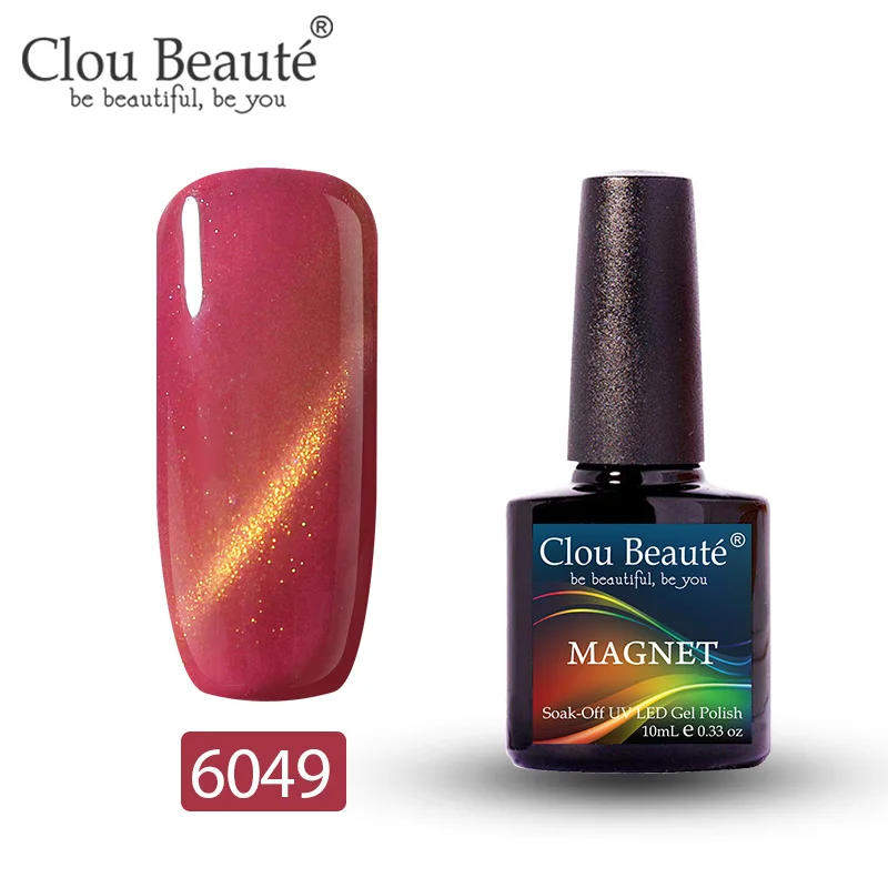 6049 Clou Beaute Гель-лак для кошачьих глаз 46 цветов маникюрный Декор гель лак для ногтей отмачиваемый лак для ногтей 10 мл Полупостоянный лак для ногтей - Цвет: 6049
