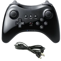 wireless classic pro controller joystick gamepad for nintend wii u pro with usb cable wireless controller