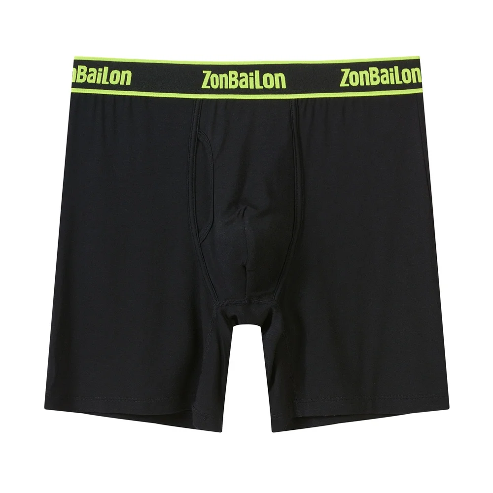 Men's Fashion Underwear Male Boxer Briefs Bamboo Fiber Male Fashion Briefs  Solid Color 3 PCS