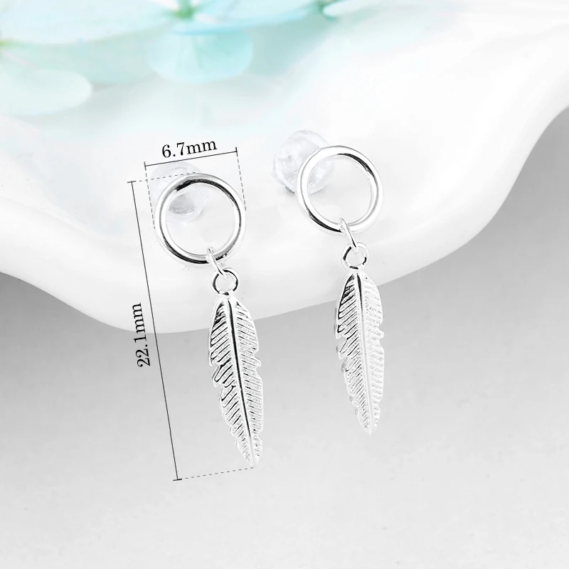 Женские серьги-капли из стерлингового серебра 925 пробы высокого качества с