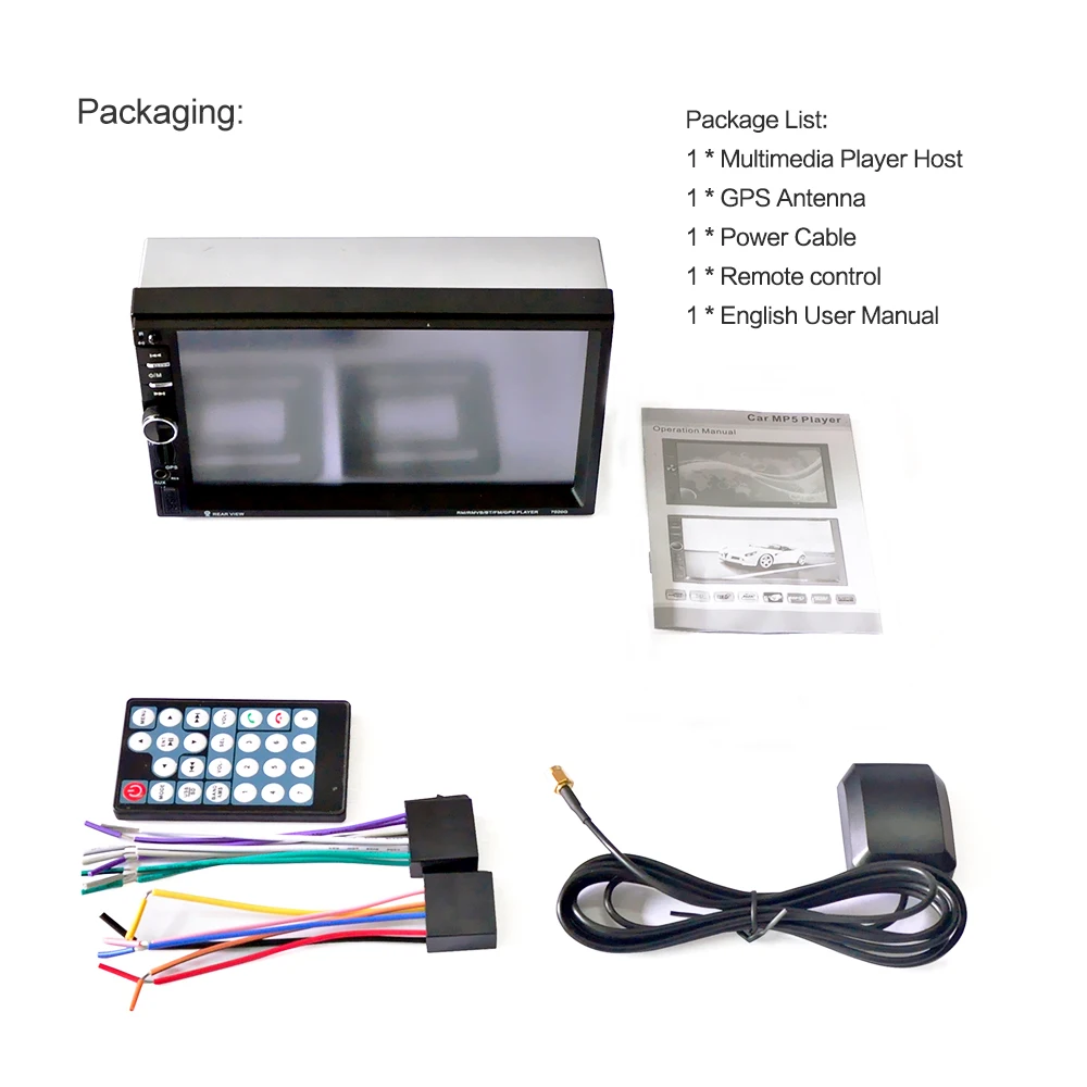 LTBFM Авторадио 2 din gps 7 дюймов сенсорный экран Автомагнитола 2din мультимедийный плеер авторадио gps навигация mp5 Аудио Стерео 7020G