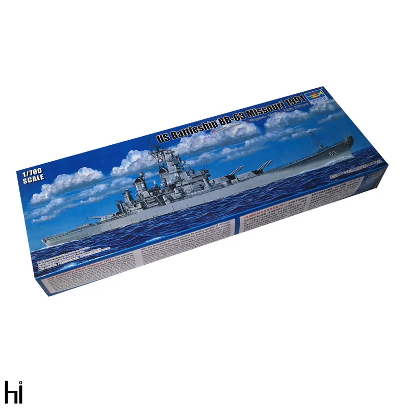 Trumpeter масштаб 05705 1/700 США Миссури BB63 1991 боевой корабль Военная война игрушка хобби