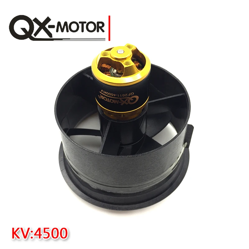 Оригинальный Электрический воздуховод 2611 4500KV бесщеточный двигатель 64 мм EDF 5