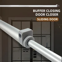 sliding door closers buffer damping aluminum alloy sliding door glass door sliding door simple household automatic door closer