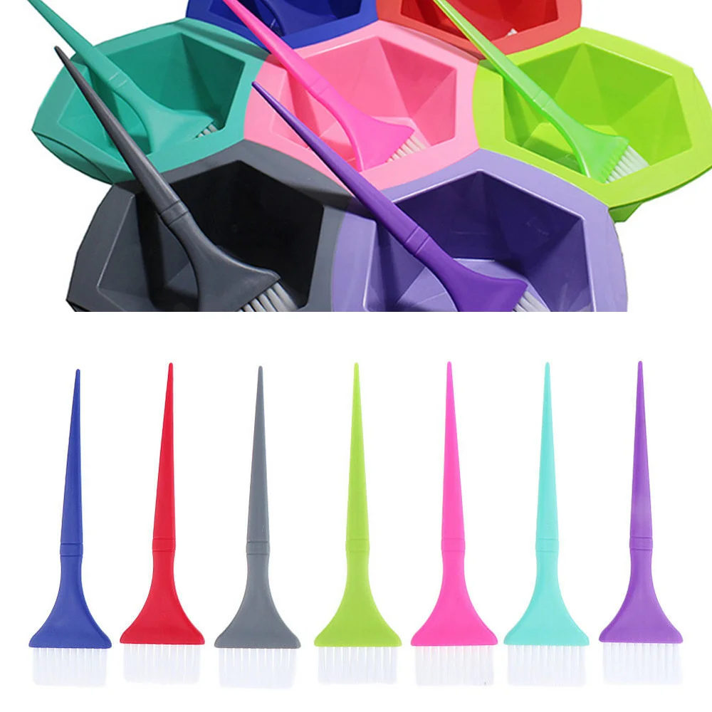 

7pcs/set Hairdressing Brushes Comb Brush Dye Tint Tool Kit Hair Coloring Brush Styling Barber Tool Solon Accessories