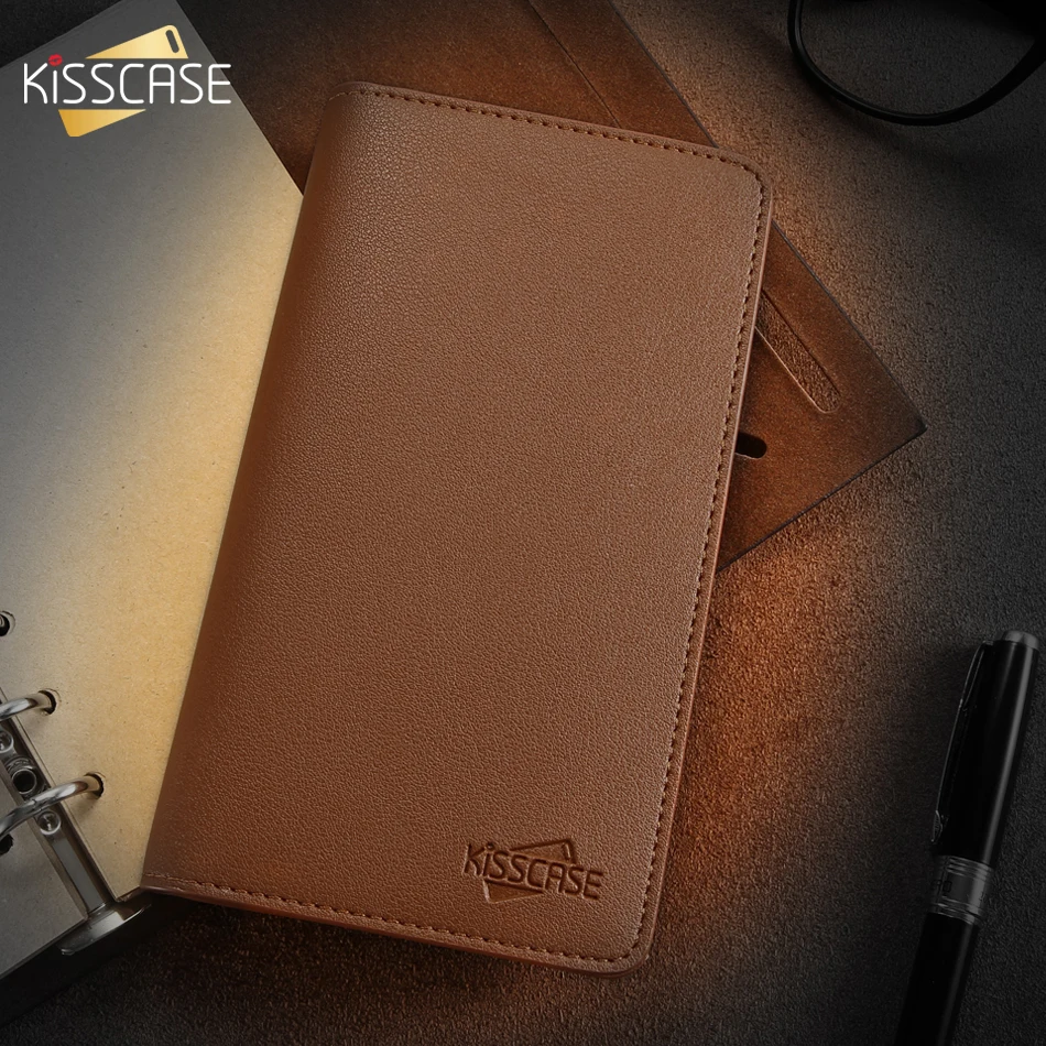 KISSCASE, роскошный прочный кожаный кошелек, чехол для телефона, для iPhone, samsung, huawei, Xiaomi, Meizu, чехол, сумка для мобильного телефона, чехол s