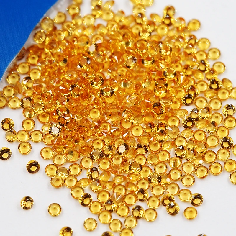 

Size 0.8mm~3.0mm Round Shape 172# Nano Synthetic Gems Stone