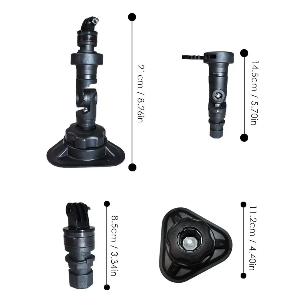 

Fishing Camera Mount Kits Bracket Kayaking Yacht Fishing Camera Stand Support Base 360 Degrees Rotatable Rod Holder For Boat
