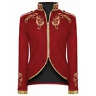 Костюм для косплея средневековой Виктории королевского двора, пальто для мужчин, кофта для карнавала, вечевечерние НКИ, рыцаря с золотой вышивкой и воротником-стойкой