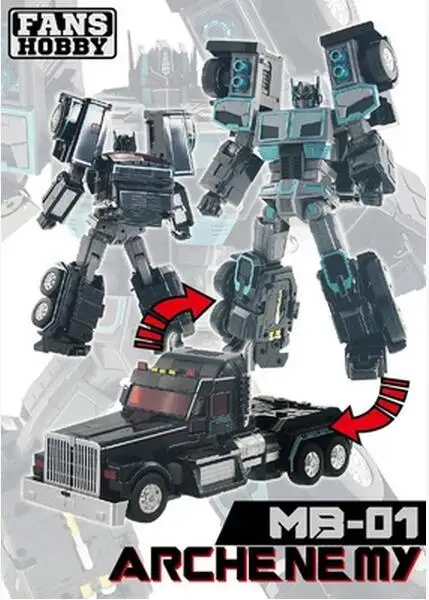 

New Transformation Toy Fans Hobby MB-01 Archenemy Black OP Figure In Stock