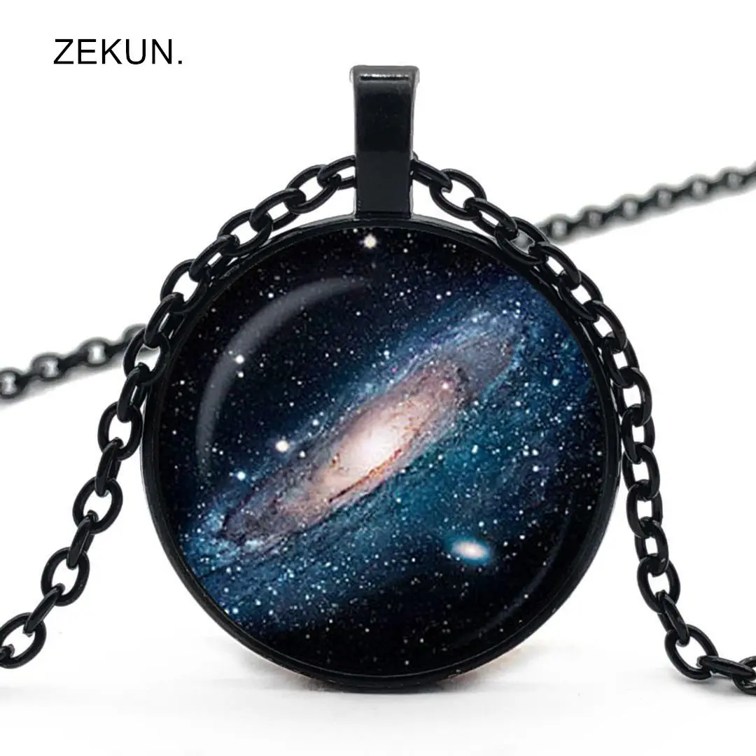 

Новинка 2019, популярное ожерелье из хрусталя в виде спиральной звезды, стеклянное ожерелье, ожерелье в виде космической звезды, ювелирные из...